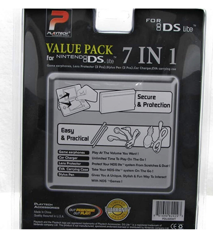 Handheld game value pack 7 in 1 Compatible With DS Lite Accessories Pack