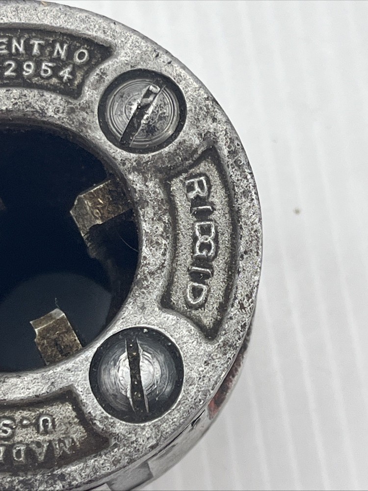 Ridgid Pipe Threading Die Head 1/2” #2242954 Used {1}