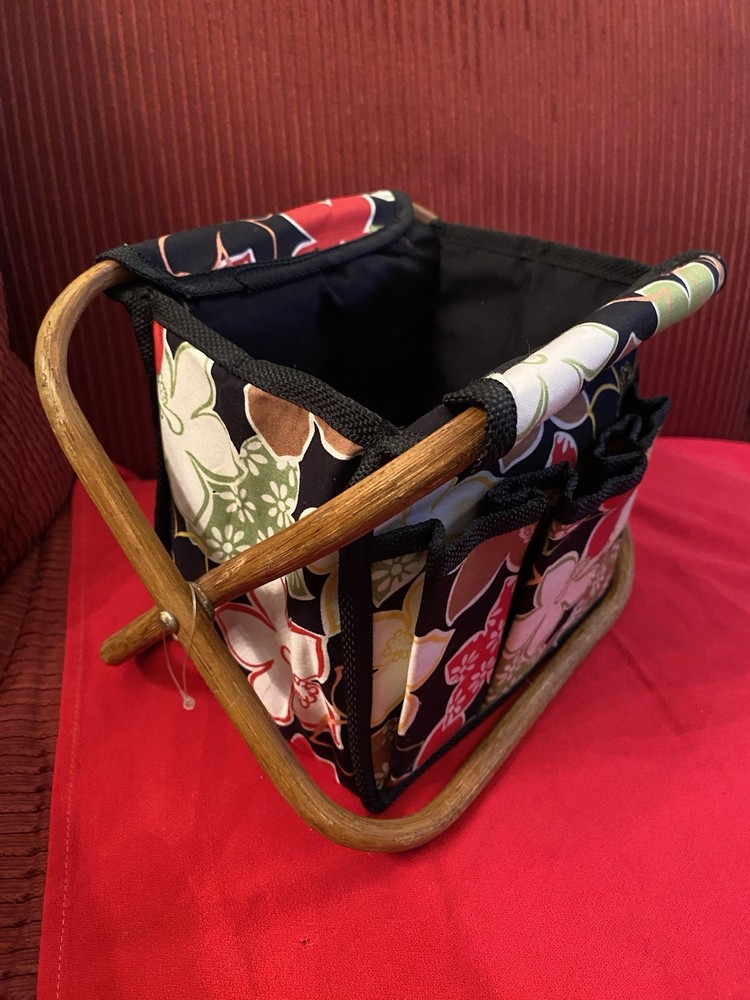 Mini Folding Knitting Craft Tote