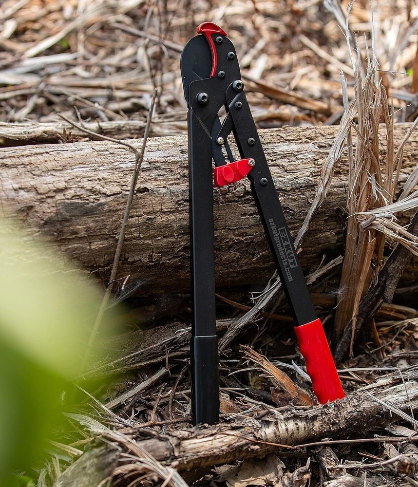 Branch Cutter Loppers. Ratcheting Tree Cutter - Sub Compact Lightweight Packable