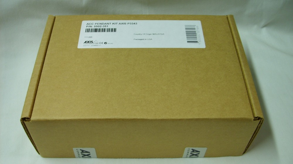AXIS COMMUNICATIONS - SURVEILLANCE CAMERA PENDANT MOUNT ACCESSORY KIT 5502-351