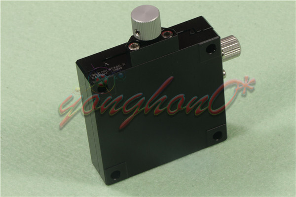 1PCS NEW X Axis Precision Trimming platform Manual Stage Slider 60*60mm