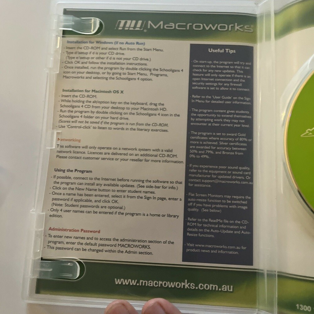 Schoologans 4 - School Edition ages 11-12 PC Mac CD-ROM