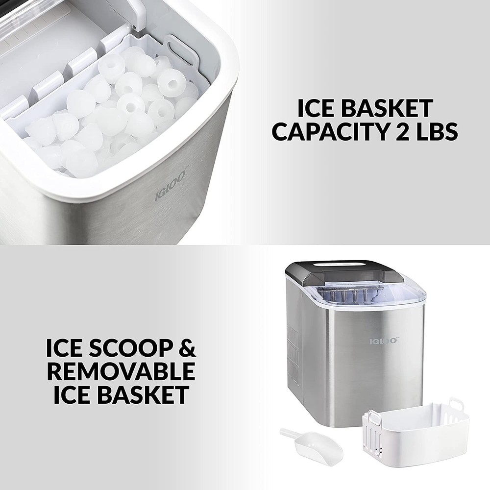 Igloo Automatic Portable Electric Countertop Ice Maker Machine - Multiple Colors