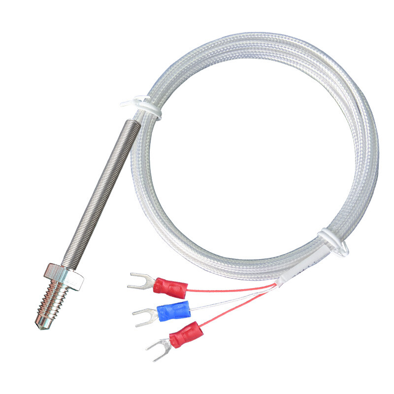3-Wire PT100/PT1000 Screw M6 Thread Thermal Resistance Temperature Sensor