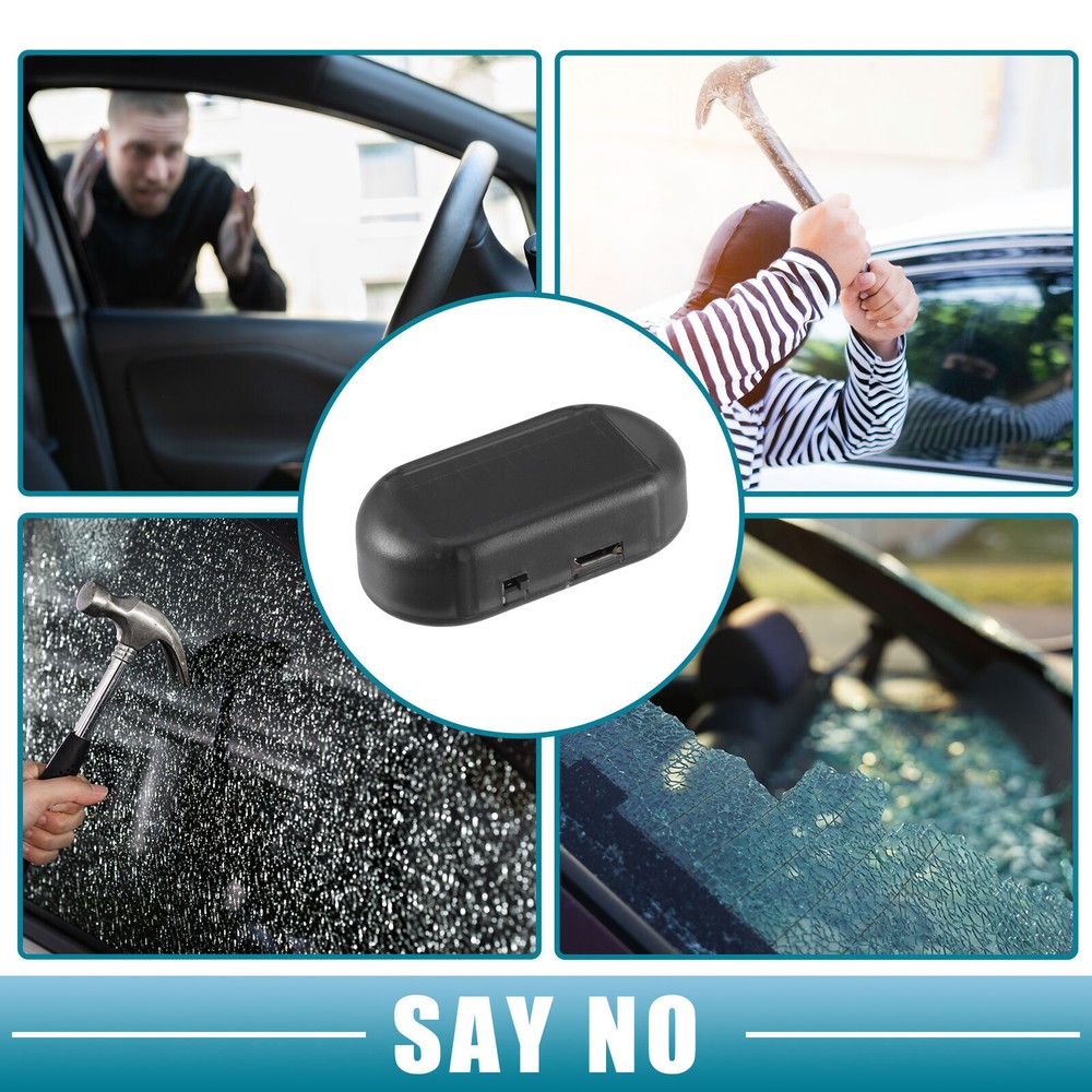 Car Alarm Warning Solar Flash LED Light Fake Security System Anti-theft Signa