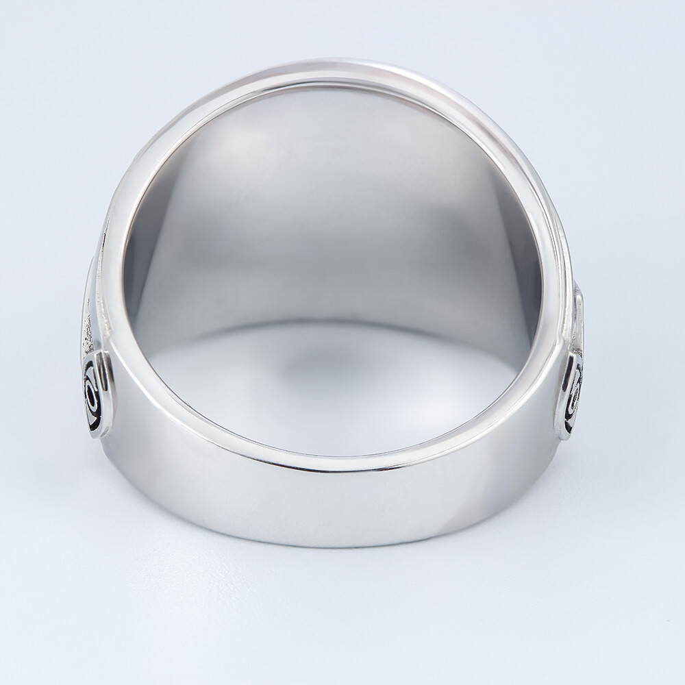 Ancient Templar G Freemason Masonic Solid Sterling Silver Ring