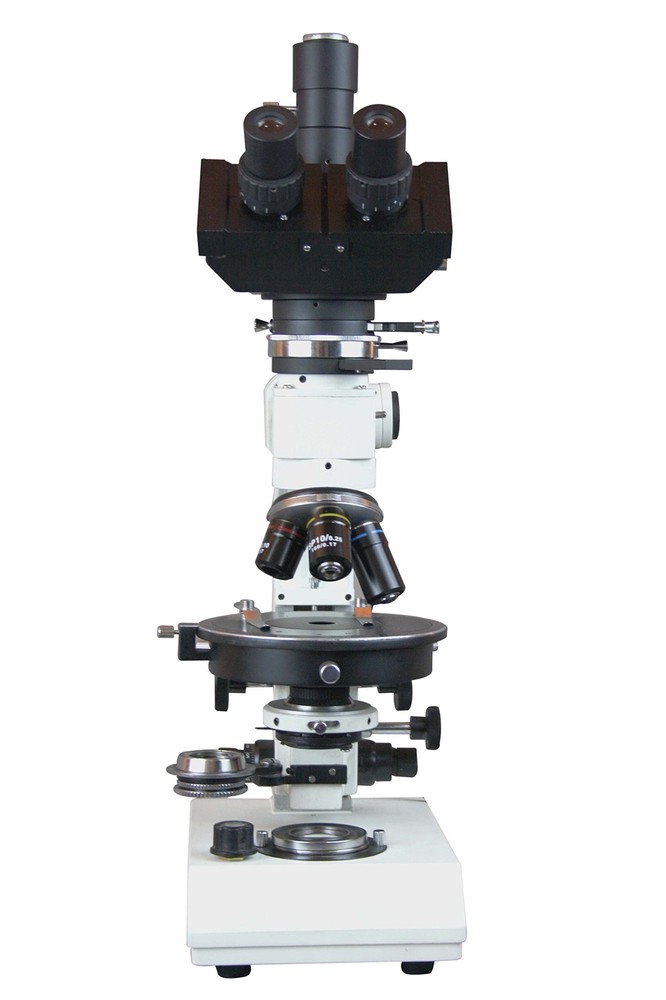 Radical 600x Polarizing Ore Geology Microscope w Reflected Light & Cam Port