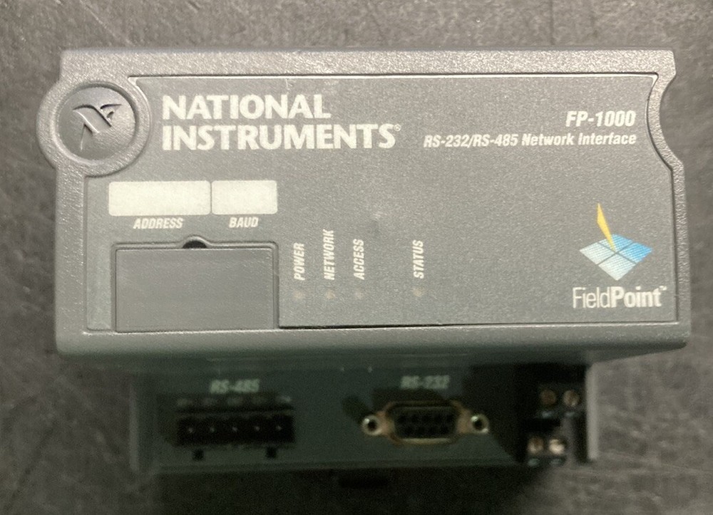 National Instruments FieldPoint FP-1000 RS-232/RS-485 Network Interface 184120D