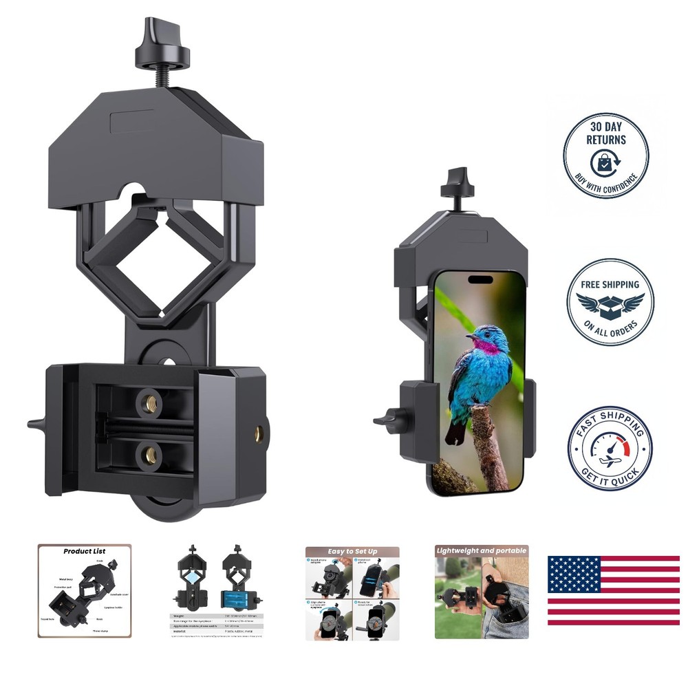 Universal Smartphone Adapter Mount for Binoculars & Scopes – Capture Nature