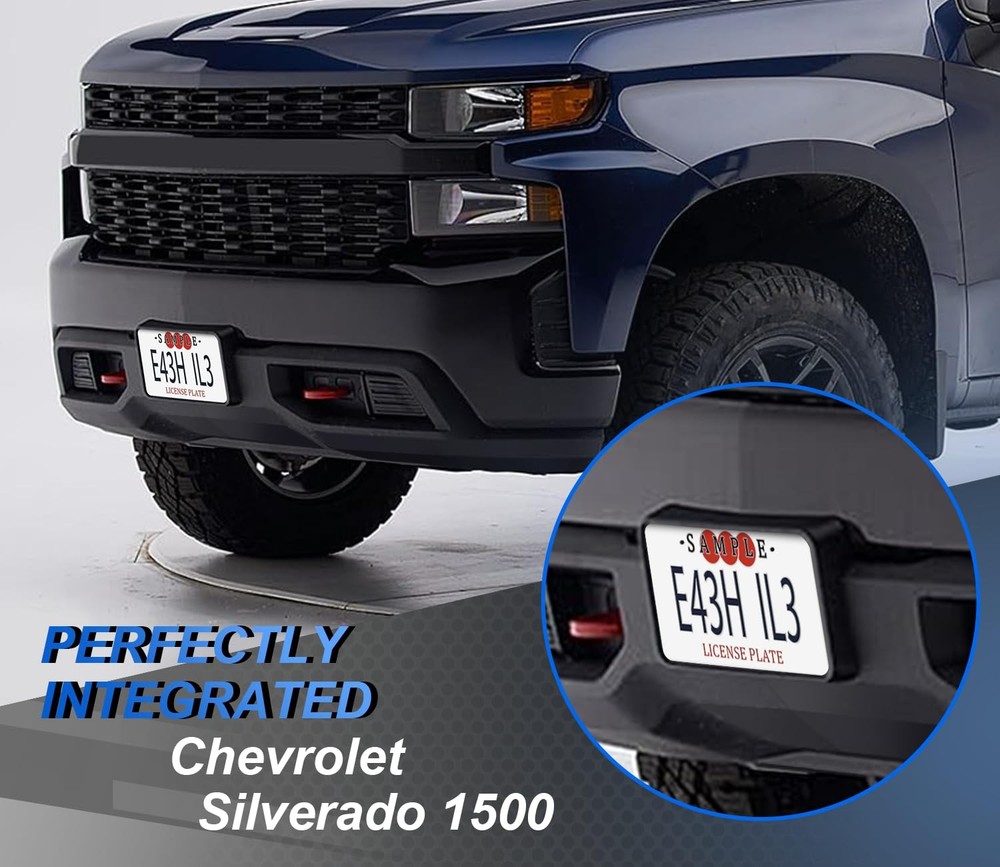 Chevy Silverado 1500 Front License Plate Frame 2019-2022 OE Replacement