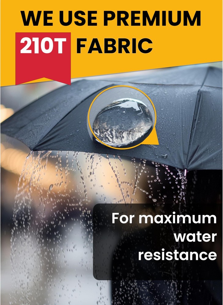 Premium Umbrellas for Rain Windproof Travel Automatic Open Close Large Canopy...