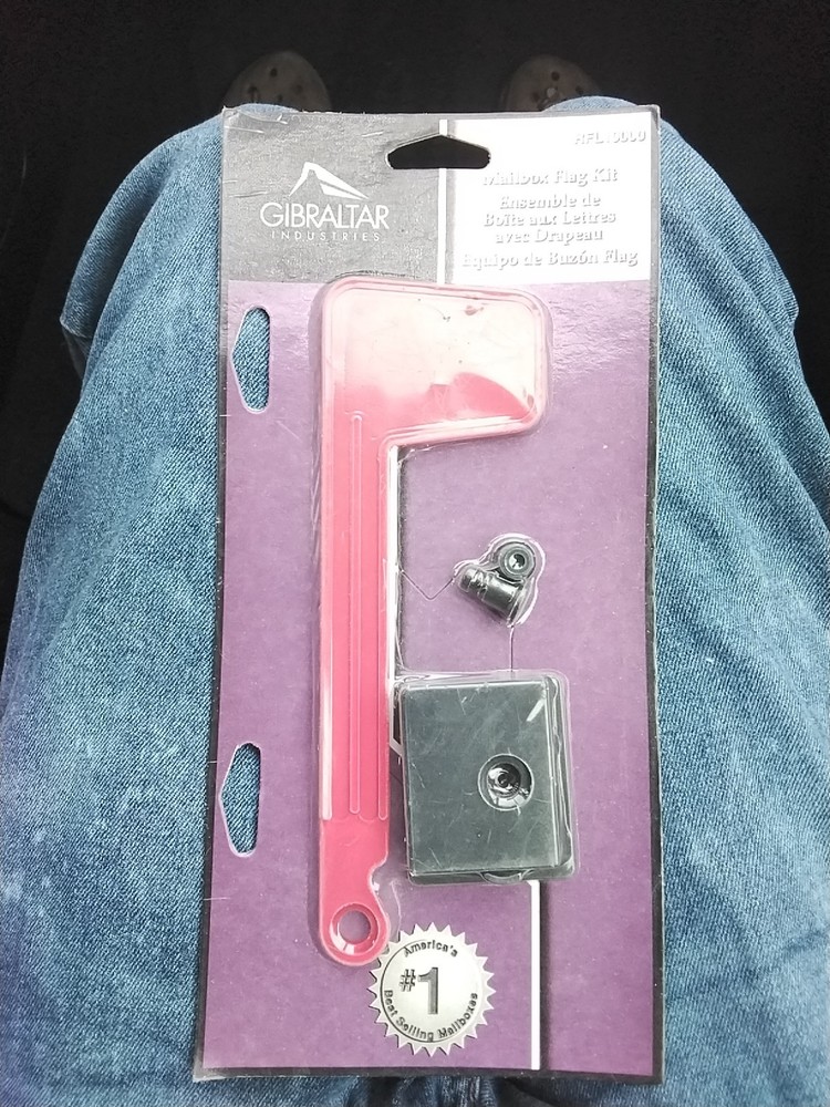 Flag Kit Red Gibraltar Mailboxes Replacement Mailbox Rust Proof Sealed New