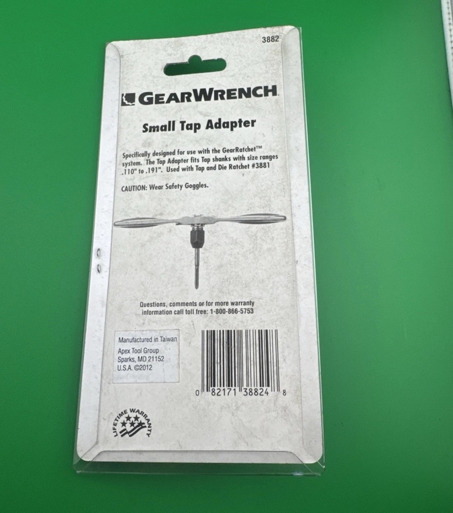 GearWrench 3882 Small Tap Adapter