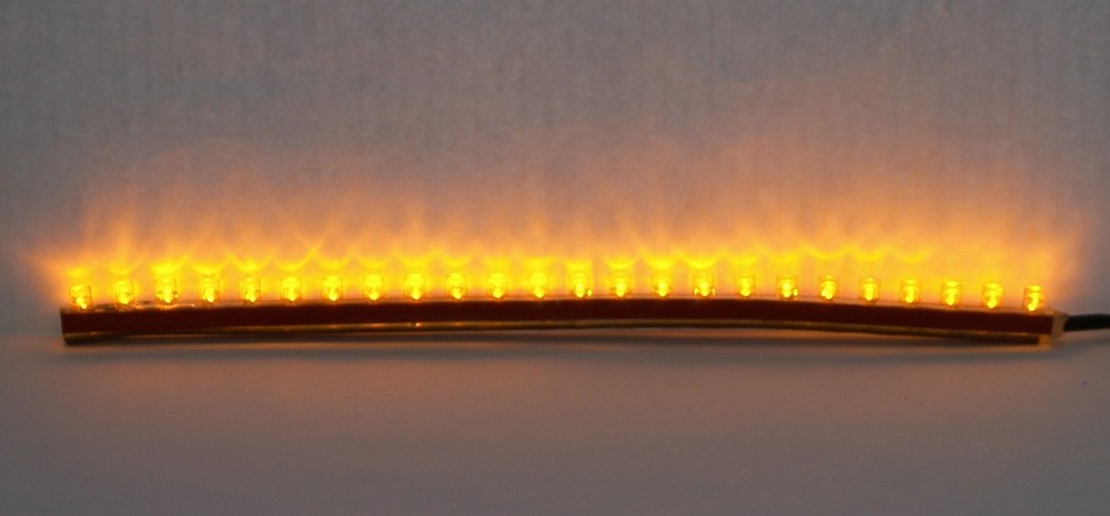 Motorcycle LED Daytime Running Light Kit - Amber