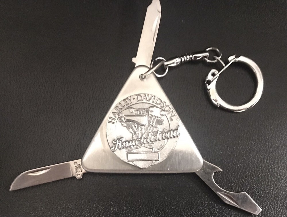 HARLEY-DAVIDSON SHOVELHEAD METAL KEYCHAIN