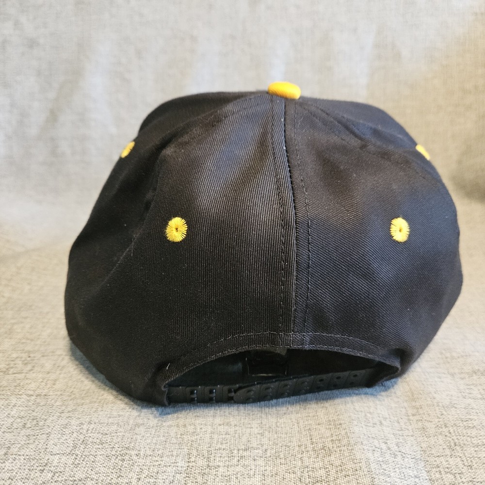 Authentic CAT Dozer Caterpillar Baseball Cap Black/Yellow Construction Hat Cyrk