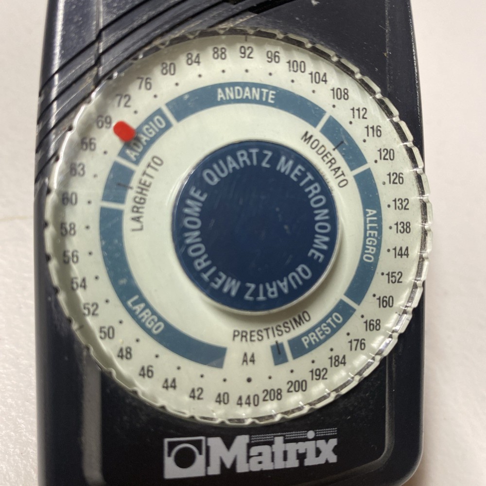 Matrix MR-500 Quartz Metranome Handheld Tested Working