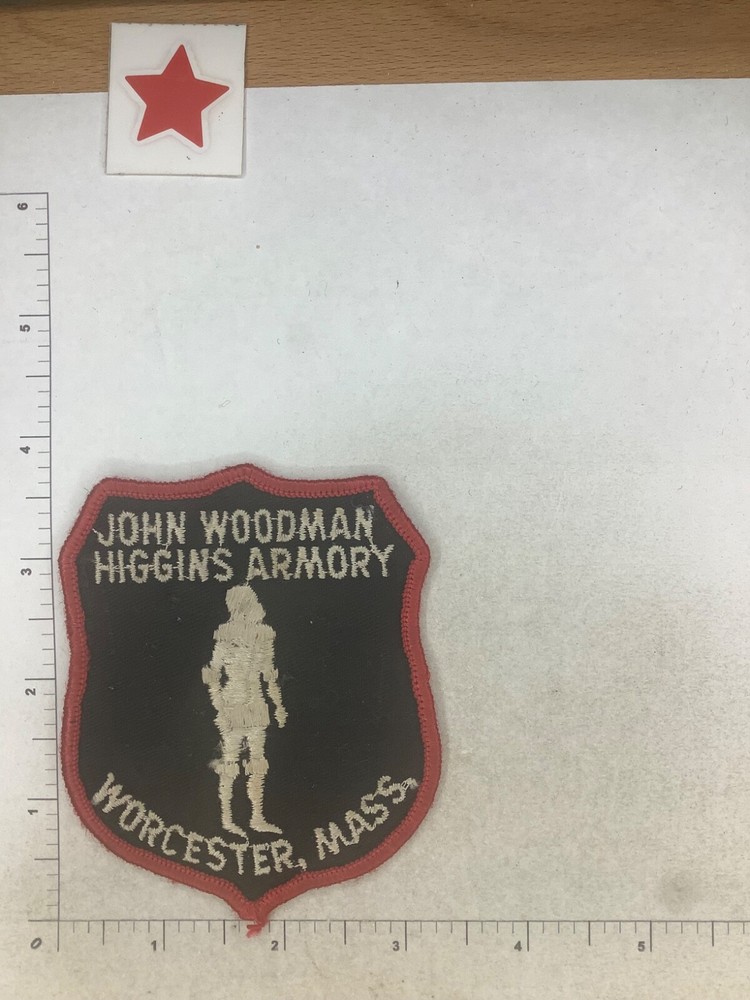 JOHN WOODMAN HIGGINS ARMORY WORCESTER,MASS  PATCH