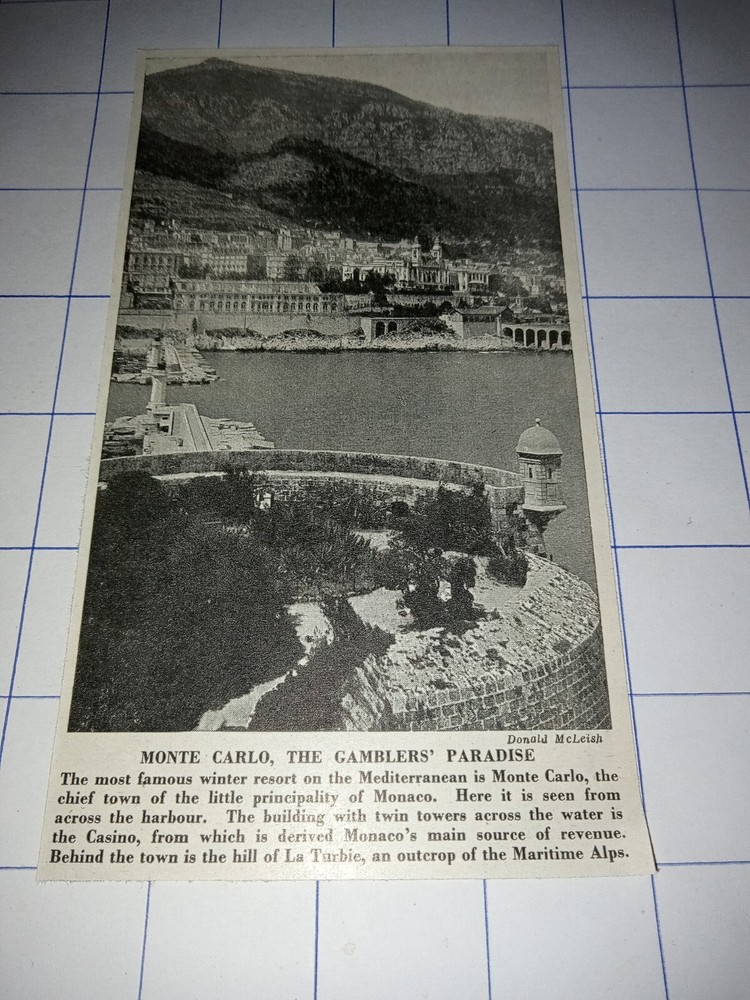 Monte Carlo the gamblers paradise c 1950