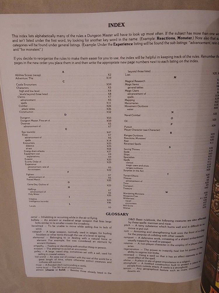 Dungeons & Dragons Reprint of Expert Rulebook