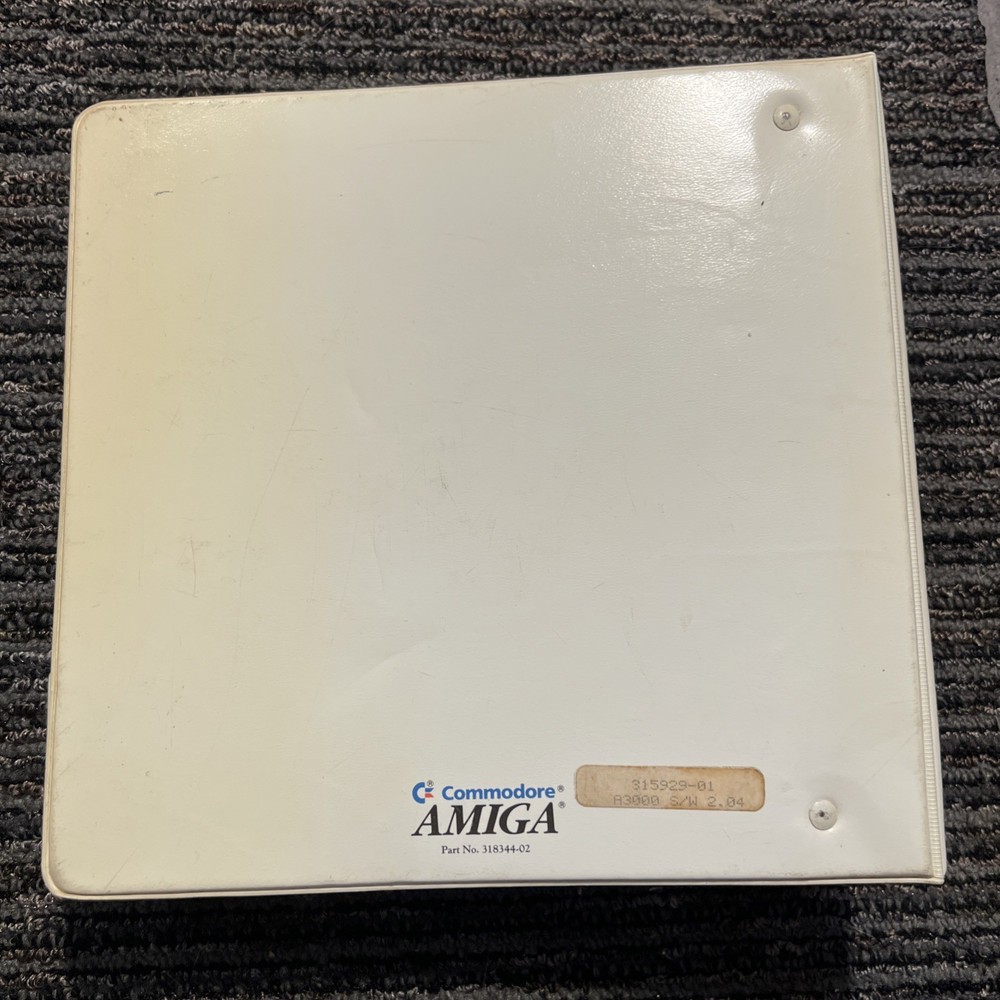 RARE Commodore Amiga Using The System Software Manual