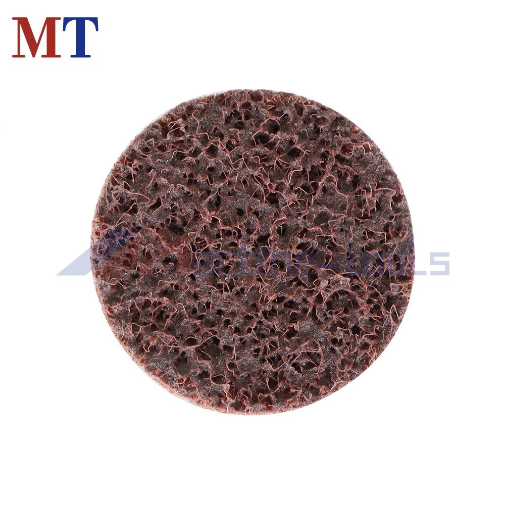 50 Pack Medium Surface Conditioning Discs 2" Roll Lock Die Grinder Sanding Pads