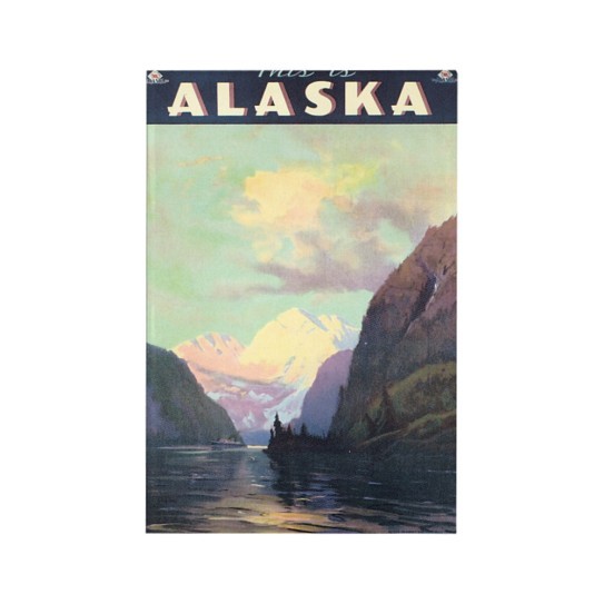 CafePress Alaska AK Rectangle Magnet, 2"x3" Refrigerator Magnet (296698847)