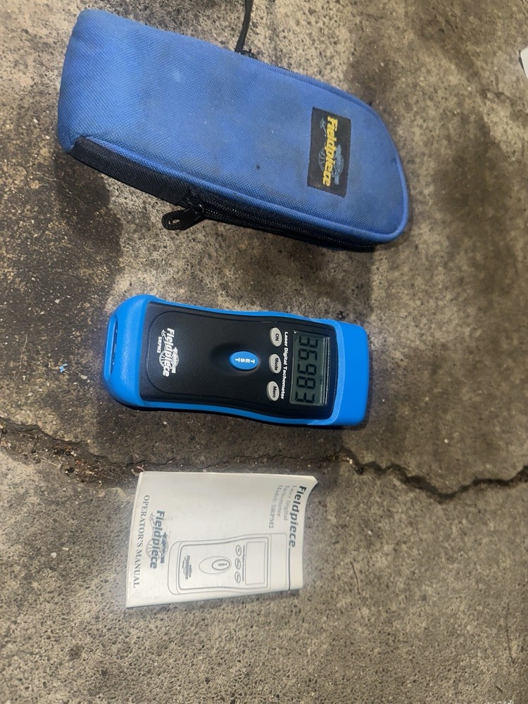 fieldpiece srpm2 lacer digital tachometer