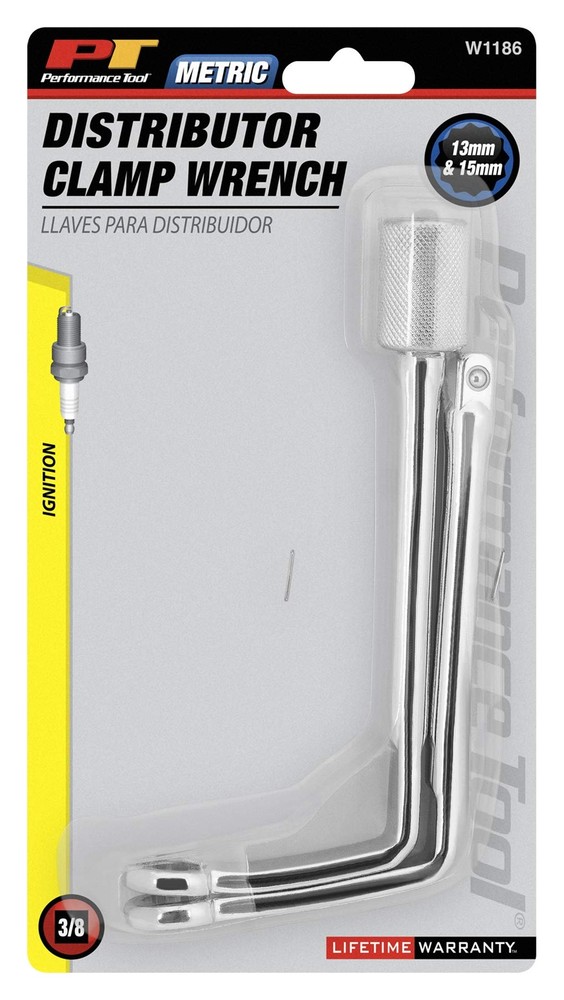 Performance Tool W1186 Distributor Clamp Offset Metric Wrench