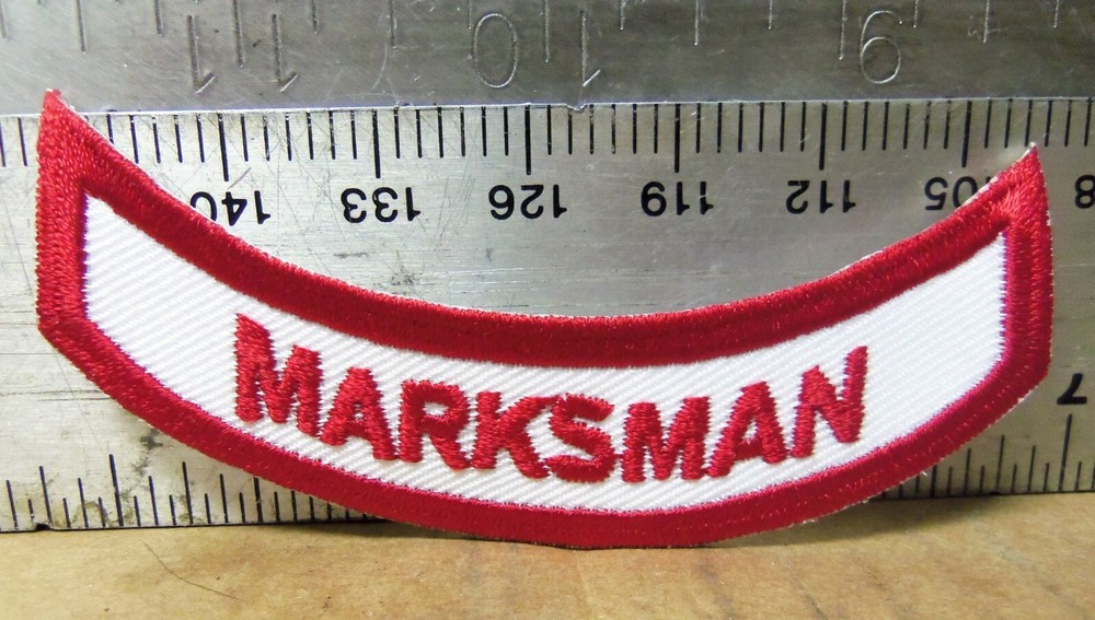 Marksman Embroidered Patch (NOS)