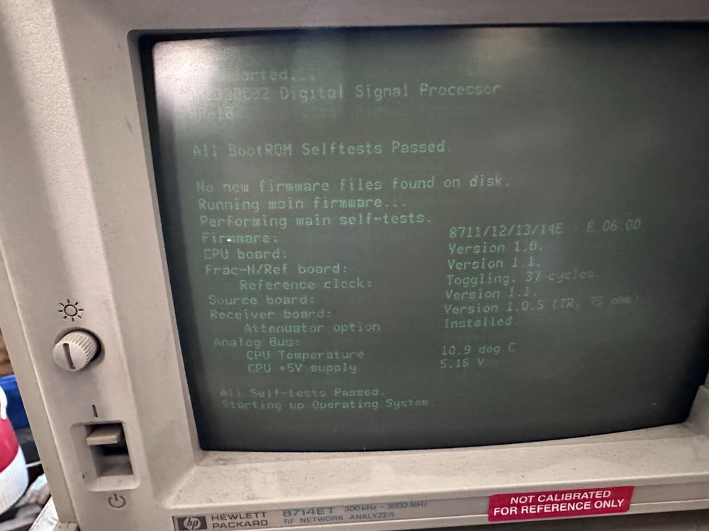 HP 8714ET RF Network Analyzer 300kHz - 3000MHz