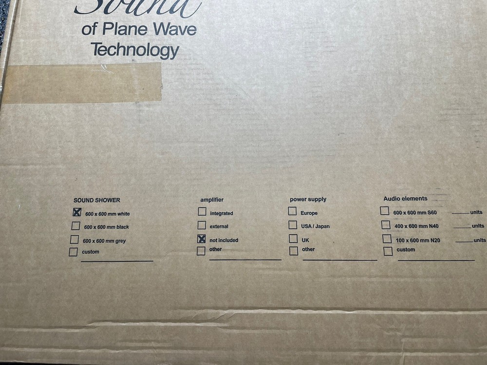 Panphonics Sound Shower Speaker SSHP60x60