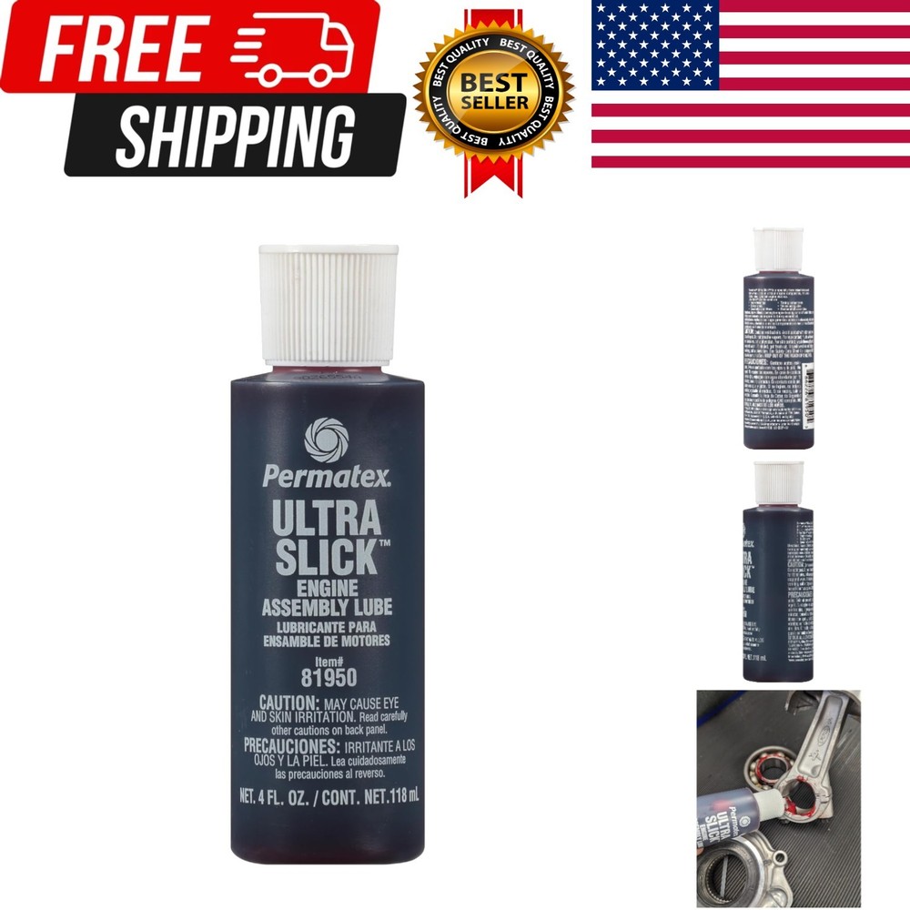 81950 Ultra Slick Engine Assembly Lube, 4 oz. , Red