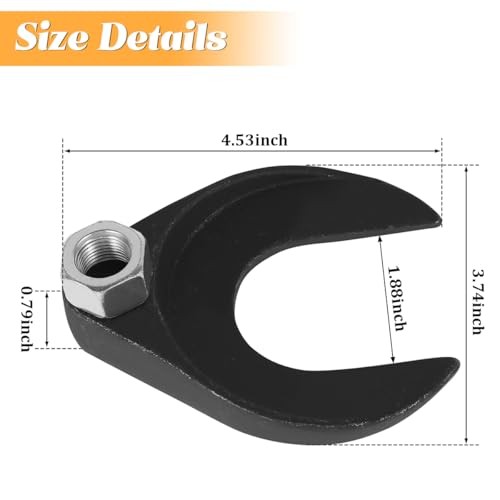 Car Inner CV Axle Puller Removal Tool, 48mm Front Wheel Drive Axle Attachment
