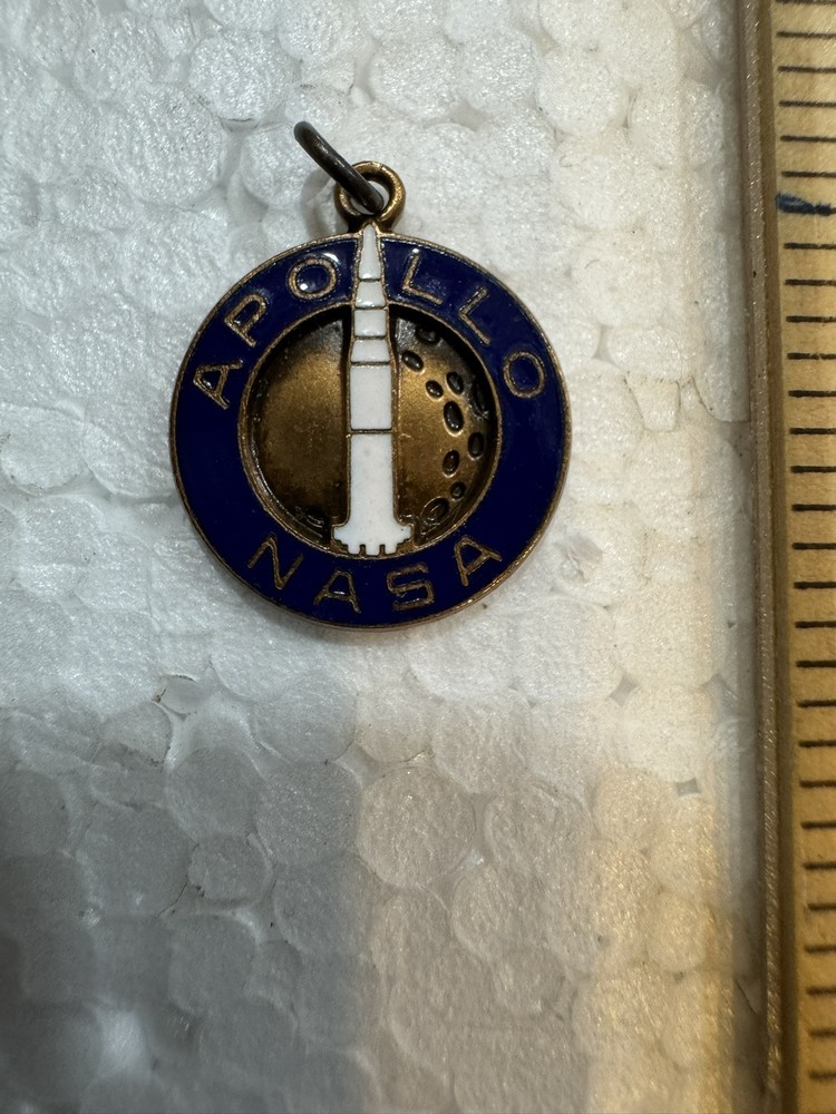 Vintage NASA Apollo 11 Launch Charm Pendent
