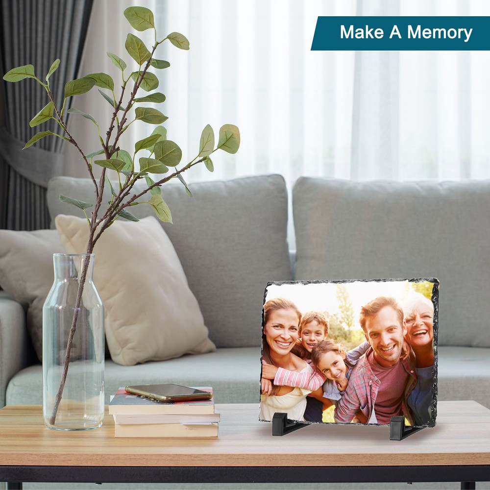 Sublimation Slate Blanks, Square, 8"