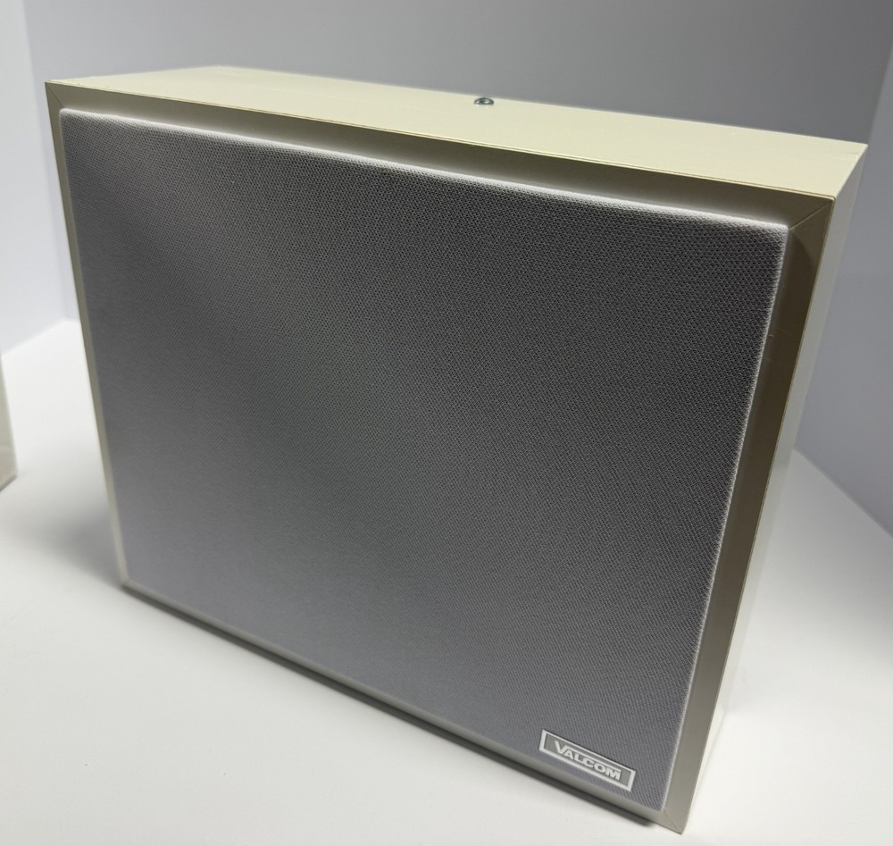 Valcom V-1061-W Talkback Wall Speaker - White