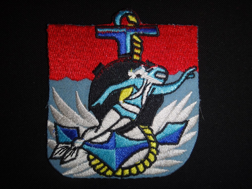 Vietnam War Navy Frogman Explosive Ordnance Disposal Team Patch