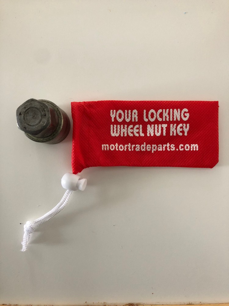 Locking Wheel Nut Bag Storage Pouch x 100