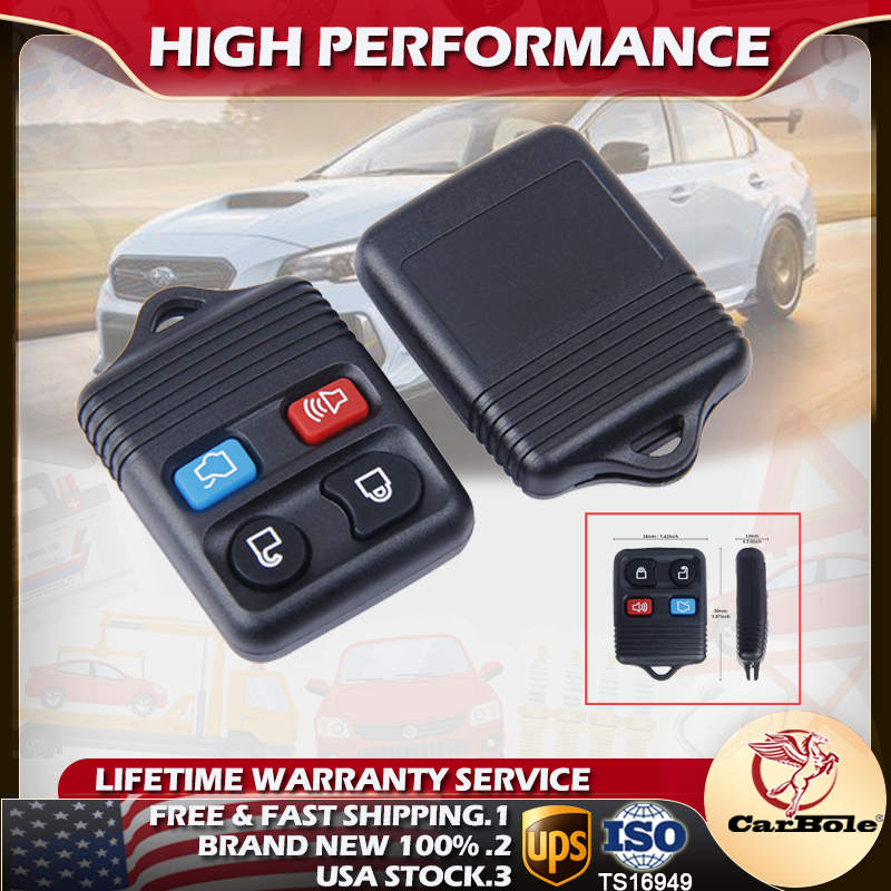 Key Fob 4 Button Keyless Entry Remote Control for Ford Focus Explorer Mercury