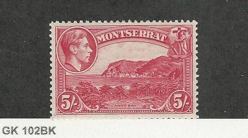 Montserrat, Postage Stamp, #101a Perf 13 Mint Hinged, 1938, JFZ