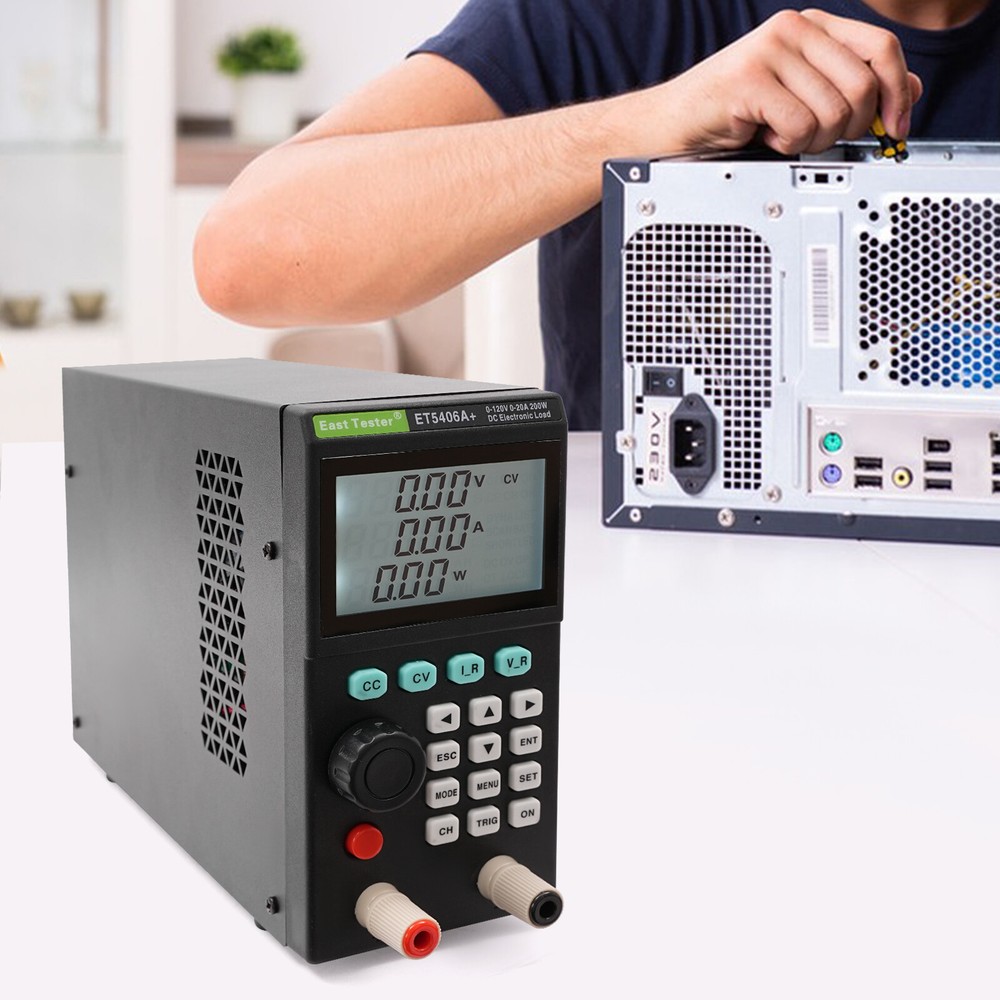 Electronic Load Tester, DC Load Testers, 0-120v 0-20A Battery Tester