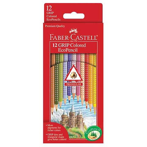 Grip Colored EcoPencils-12/Pkg