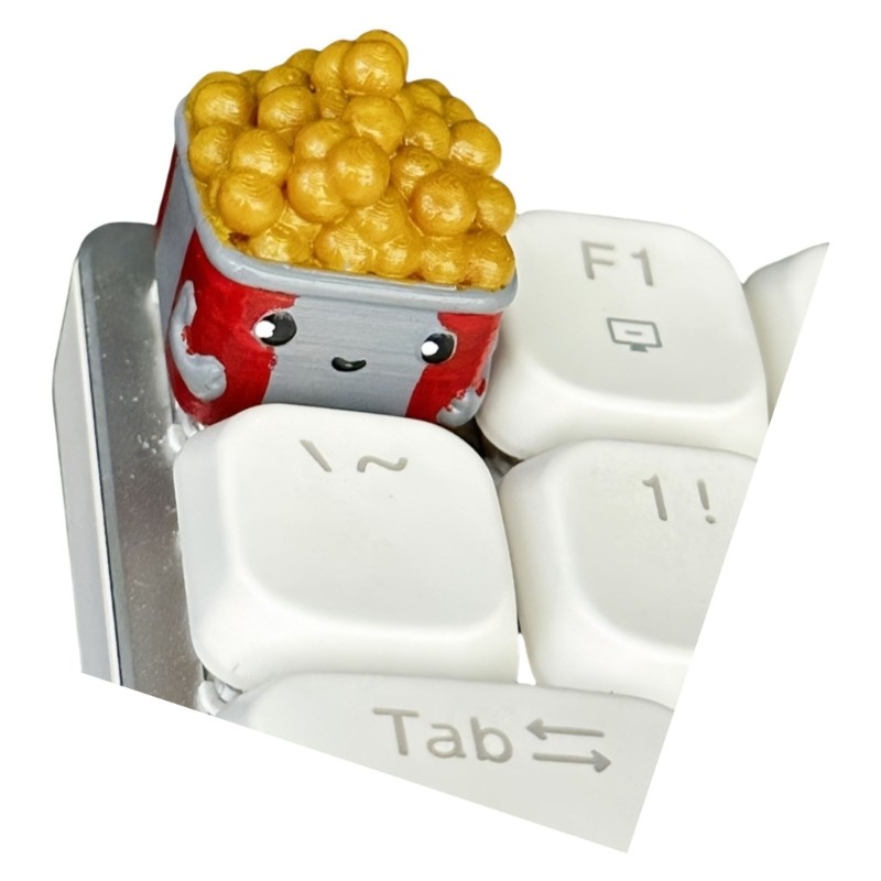 Realistic Molded Computer Keyboard Keycaps Ergonomic Shape Crossed Stem Fit