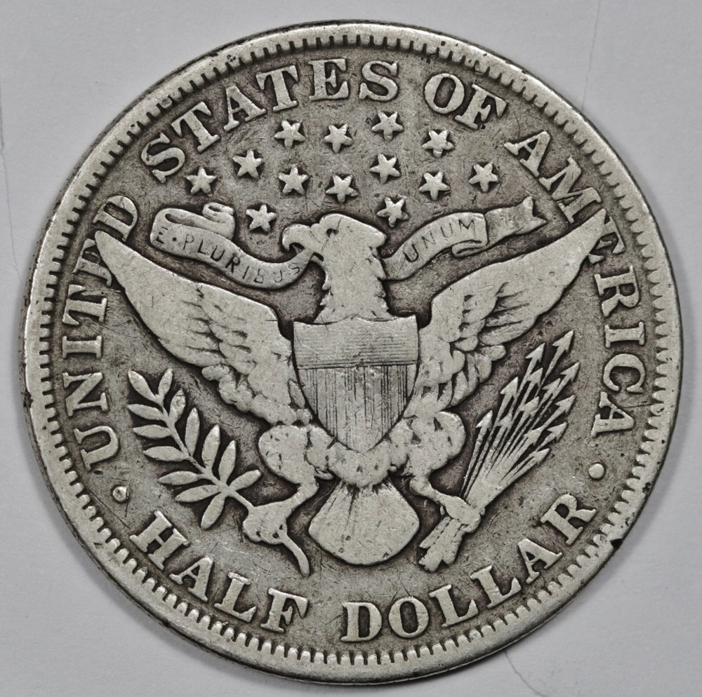 1899 Barber Half Dollar. Fine. 204940