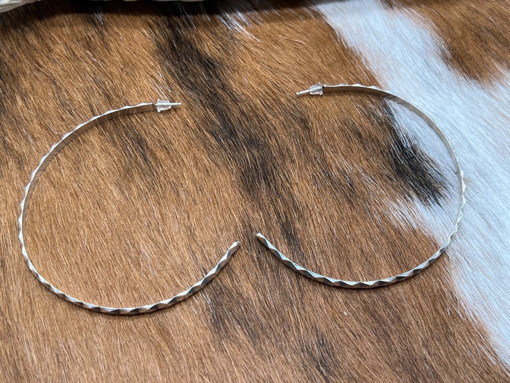 STERLING SILVER ~ HOOP ~ EARRINGS