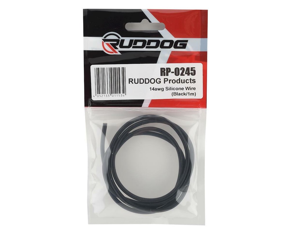 Ruddog 14AWG Silicone Wire (Black) (1 Meter) [RDGRP-0245]