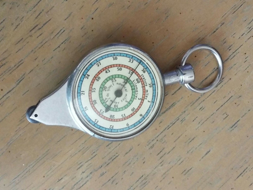 Vintage Compass And Map Measure In One