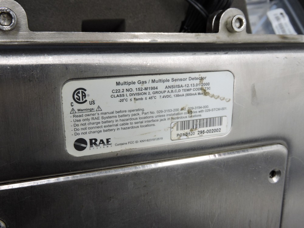Rae Systems AreaRAE PGM 5520 Steel Multi-Gas Sensor Detector PGM5520